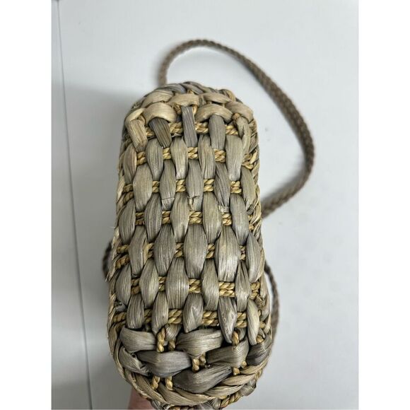 SUN N SAND Woven Jute Rainbow Raffia Bohemian Women’s Crossbody Bag - Picture 16 of 16